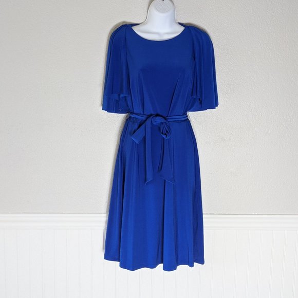 Lauren Ralph Lauren Dresses & Skirts - Lauren Ralph Lauren A Line Fit & Flare Blue Dress